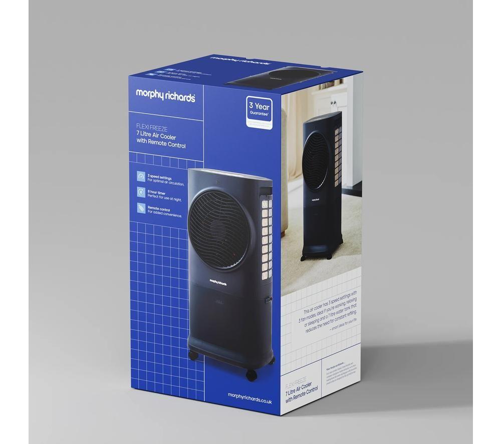 MORPHY RICHARDS Flexi Freeze Air Cooler with Remote Control & Ice Pack - Black image number 9 of 9