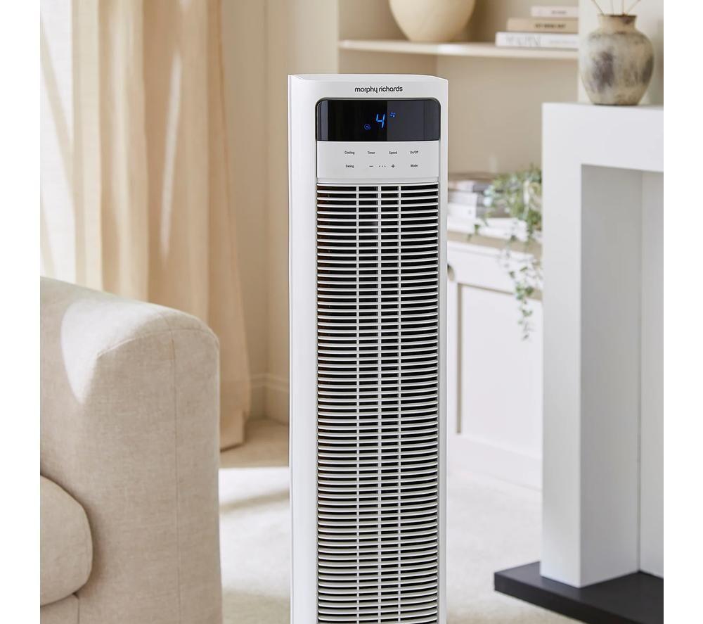 MORPHY RICHARDS Flexi Freeze Air Cooler with Remote Control & Ice Packs - White image number 4 of 11