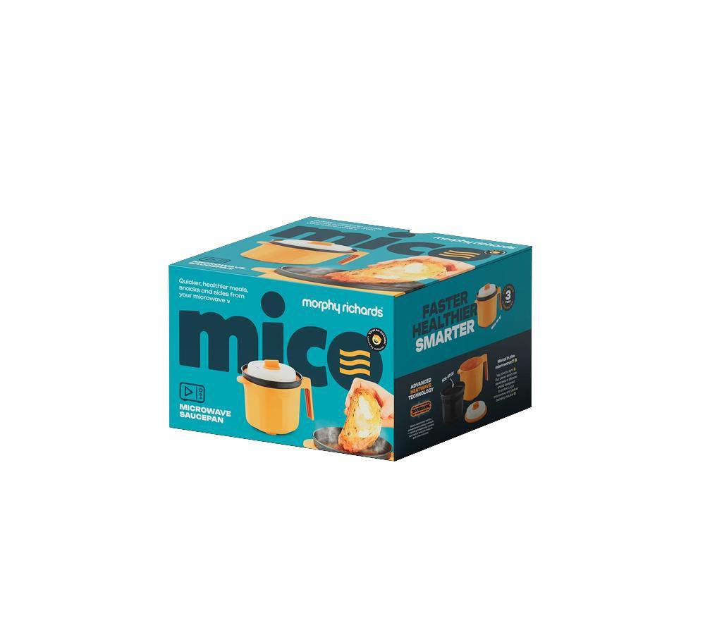 MORPHY RICHARDS Mico Non-stick Saucepan - Orange image number 10 of 13