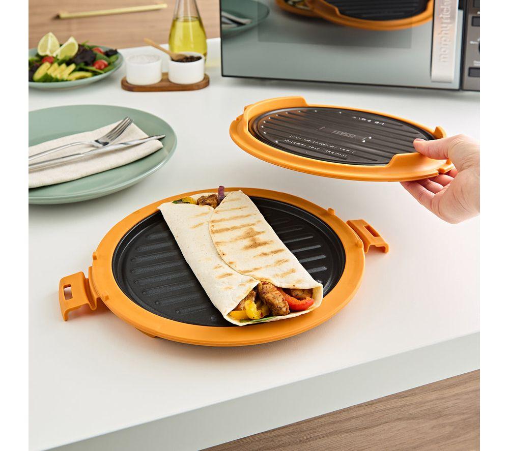 MORPHY RICHARDS 511651 MICO Microwave Round Grill - Orange image number 2 of 8
