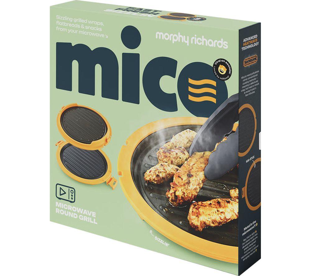 MORPHY RICHARDS 511651 MICO Microwave Round Grill - Orange image number 5 of 8