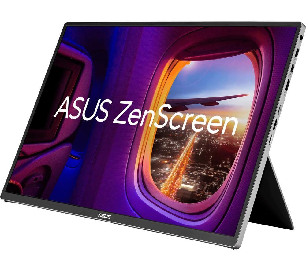 ASUS ZenScreen MQ16FC Full HD 16" OLED Portable Monitor - Grey image number 4 of 5