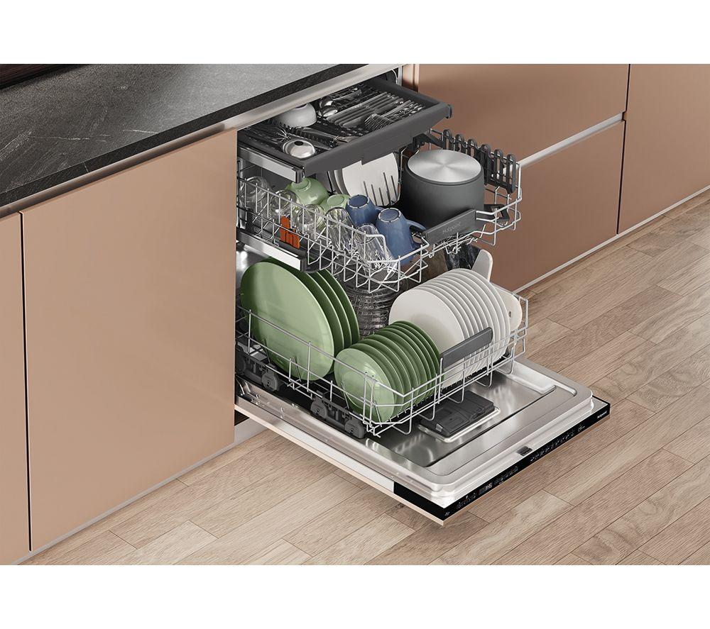 HOTPOINT Maxi Space H7IB16M6L UK Full-size Integrated Dishwasher image number 6 of 17