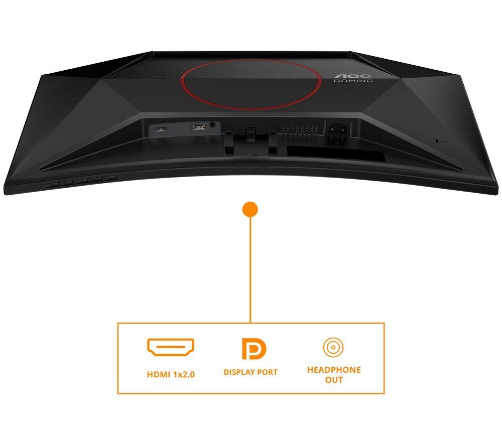 AOC C27G42ZE Full HD 27" Curved VA WLED Gaming Monitor - Black image number 2 of 5