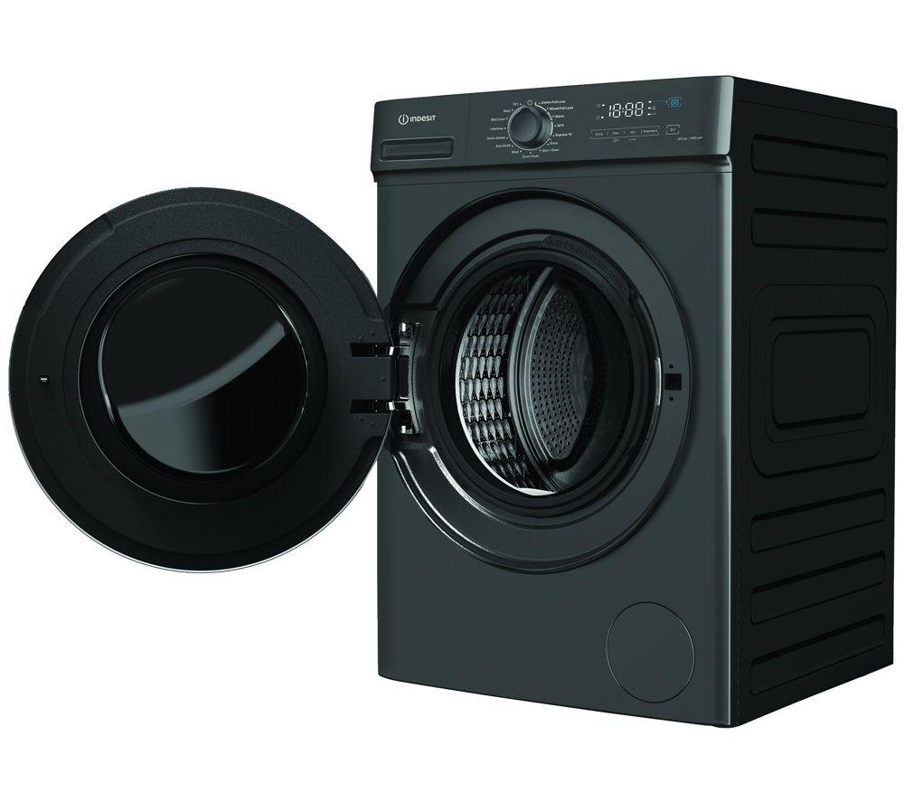 INDESIT MyTime IDMA 8564S UK 8 kg Washer Dryer - Dark Grey image number 2 of 5