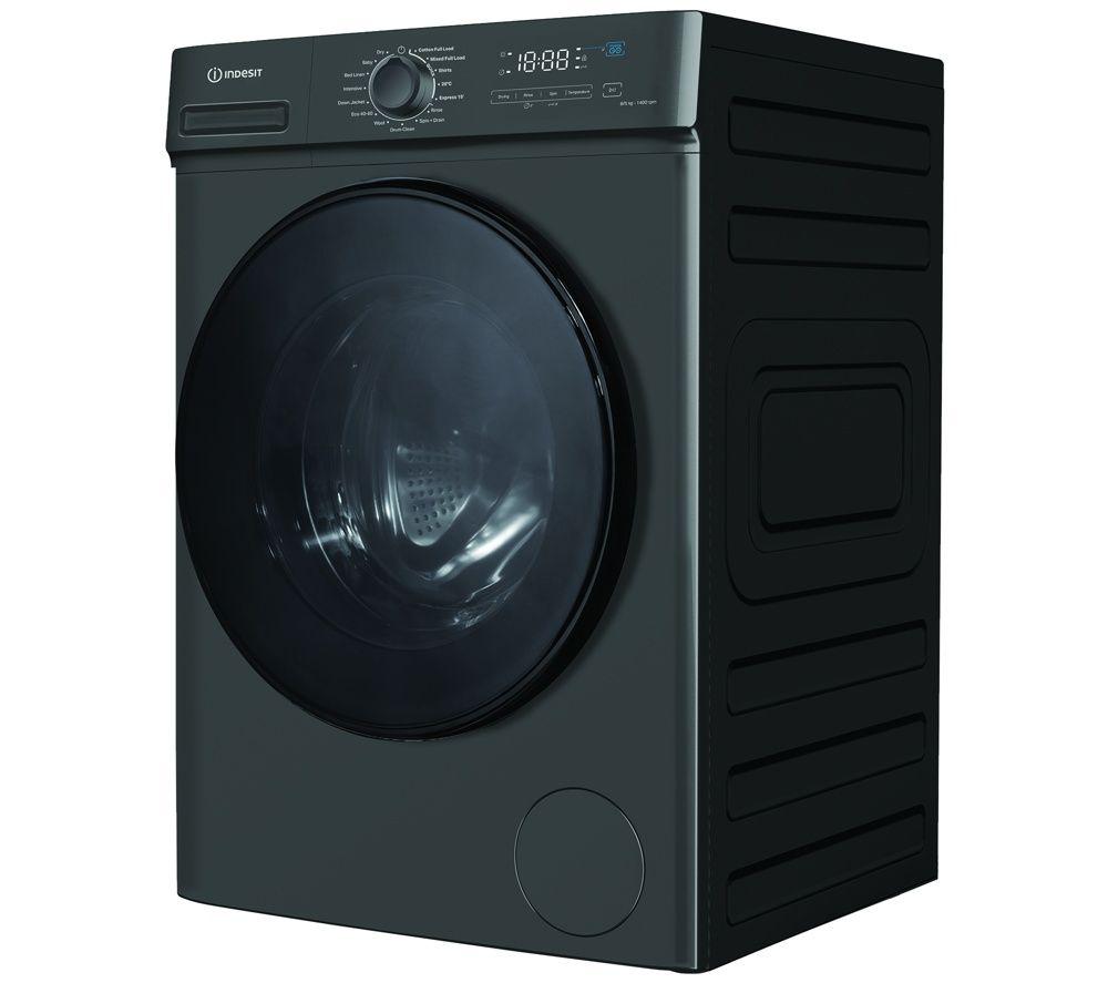 INDESIT MyTime IDMA 8564S UK 8 kg Washer Dryer - Dark Grey image number 3 of 5