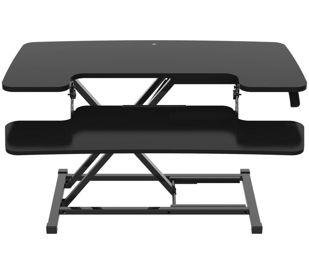 LOGIK Height Adjustable Desk Riser - Black