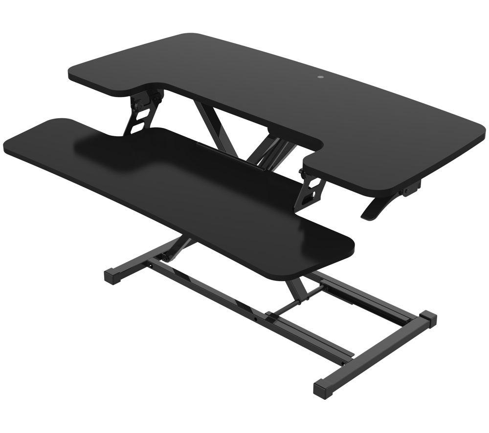 LOGIK Height Adjustable Desk Riser - Black image number 3 of 4