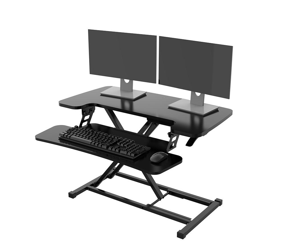 LOGIK Height Adjustable Desk Riser - Black image number 7 of 7
