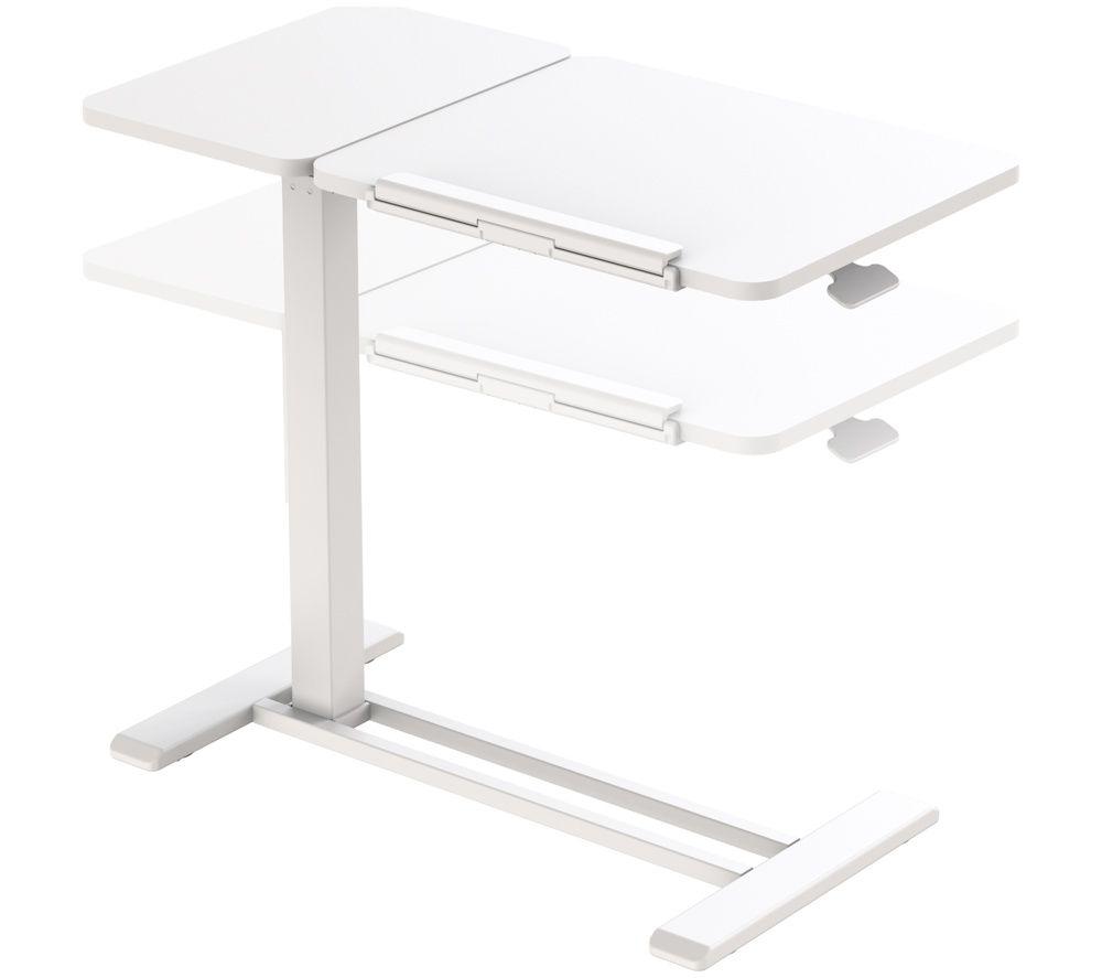 LOGIK LHTADJSTD26 Height Adjustable Laptop Desk - White image number 4 of 6