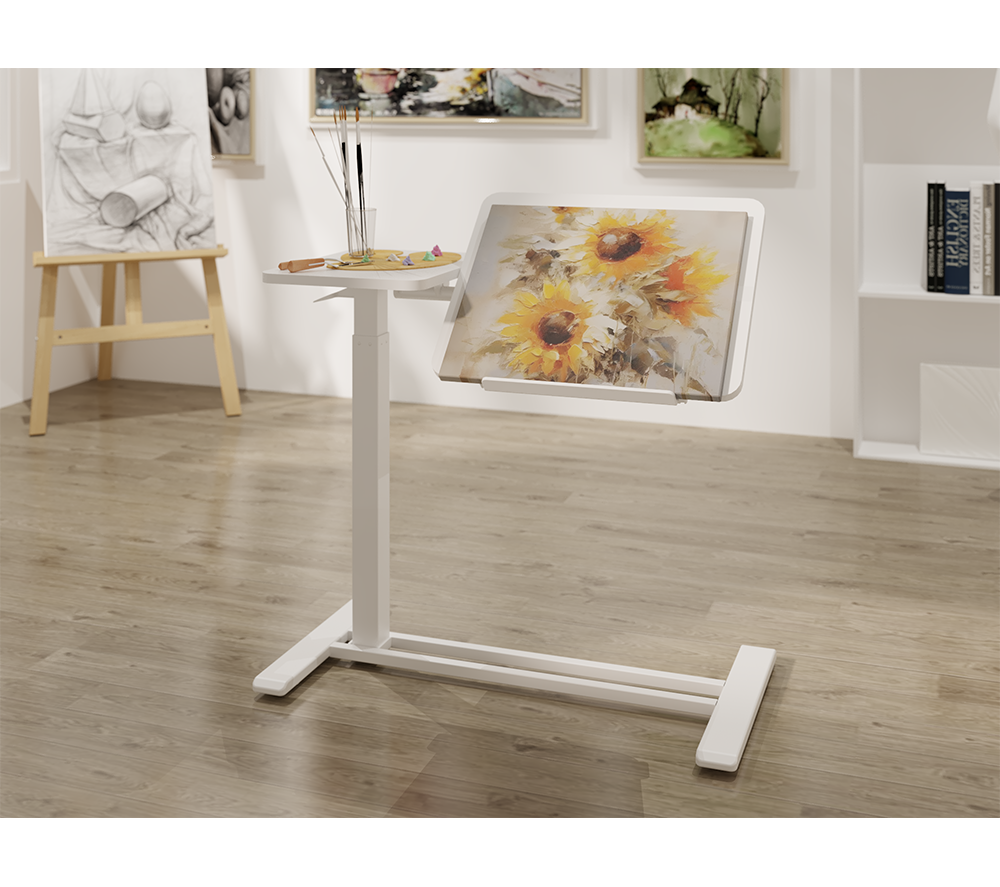 LOGIK LHTADJSTD26 Height Adjustable Laptop Desk - White image number 8 of 10