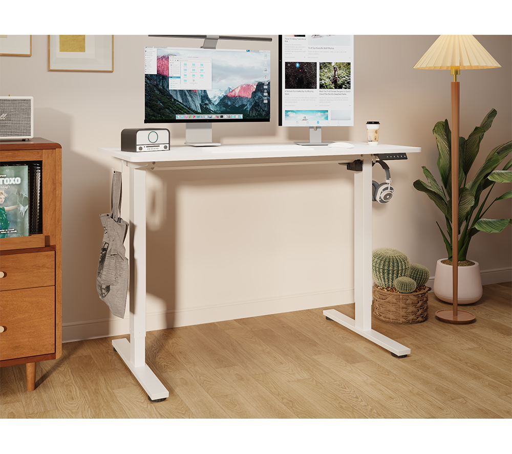 LOGIK LHTADJTLB26 Height Adjustable Desk - White image number 11 of 13