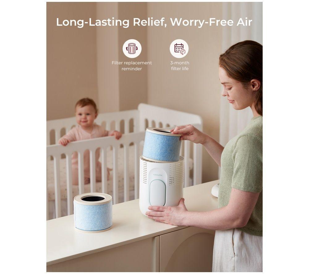 MOMCOZY Nursery Air Purifier - White image number 2 of 5