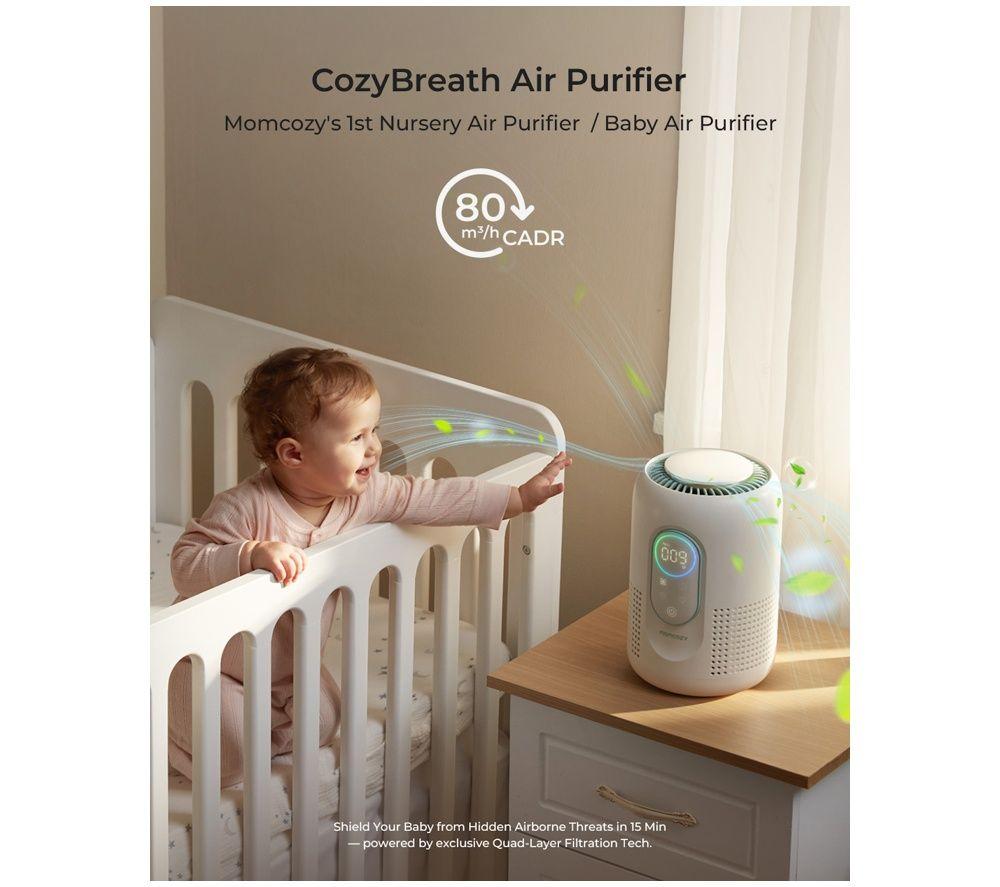 MOMCOZY Nursery Air Purifier - White image number 3 of 5