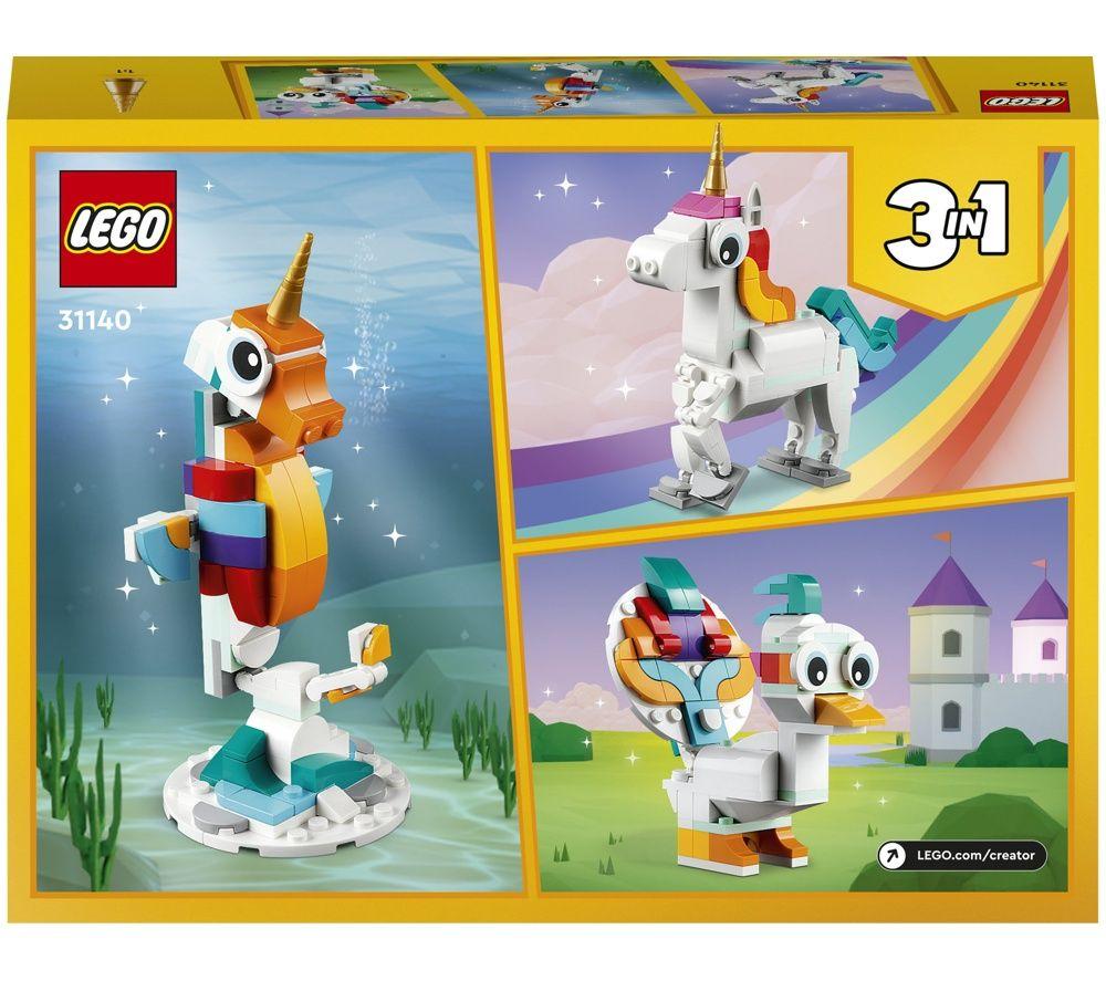 LEGO Creator 31140 3-in-1 Magical Unicorn Set image number 3 of 3