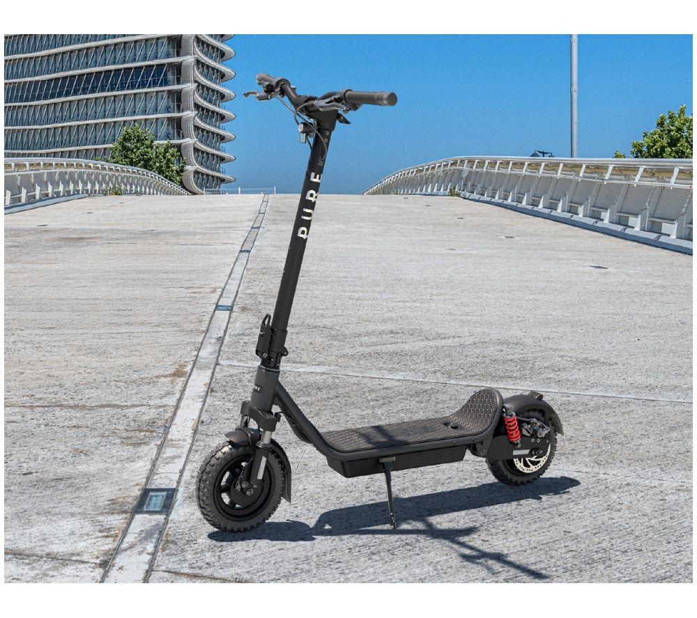 PURE ELECTRIC Pure Air6 Ultra Max Suspension Folding Scooter - Black image number 3 of 7