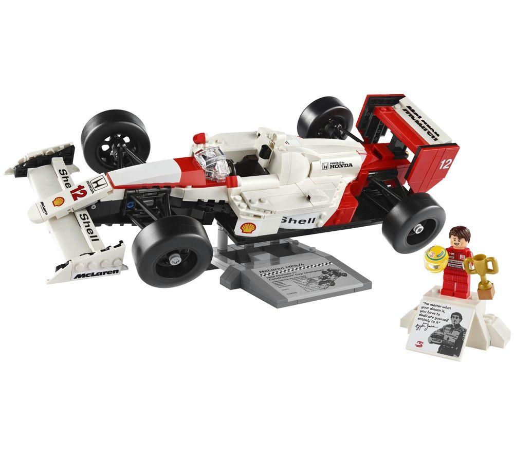 LEGO Icons 10330 McLaren MP4/4 & Ayrton Senna Construction Toy Set