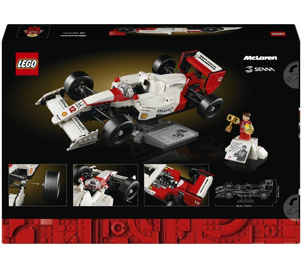LEGO Icons 10330 McLaren MP4/4 & Ayrton Senna Construction Toy Set image number 3 of 4