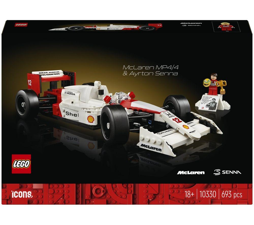 LEGO Icons 10330 McLaren MP4/4 & Ayrton Senna Construction Toy Set image number 4 of 4