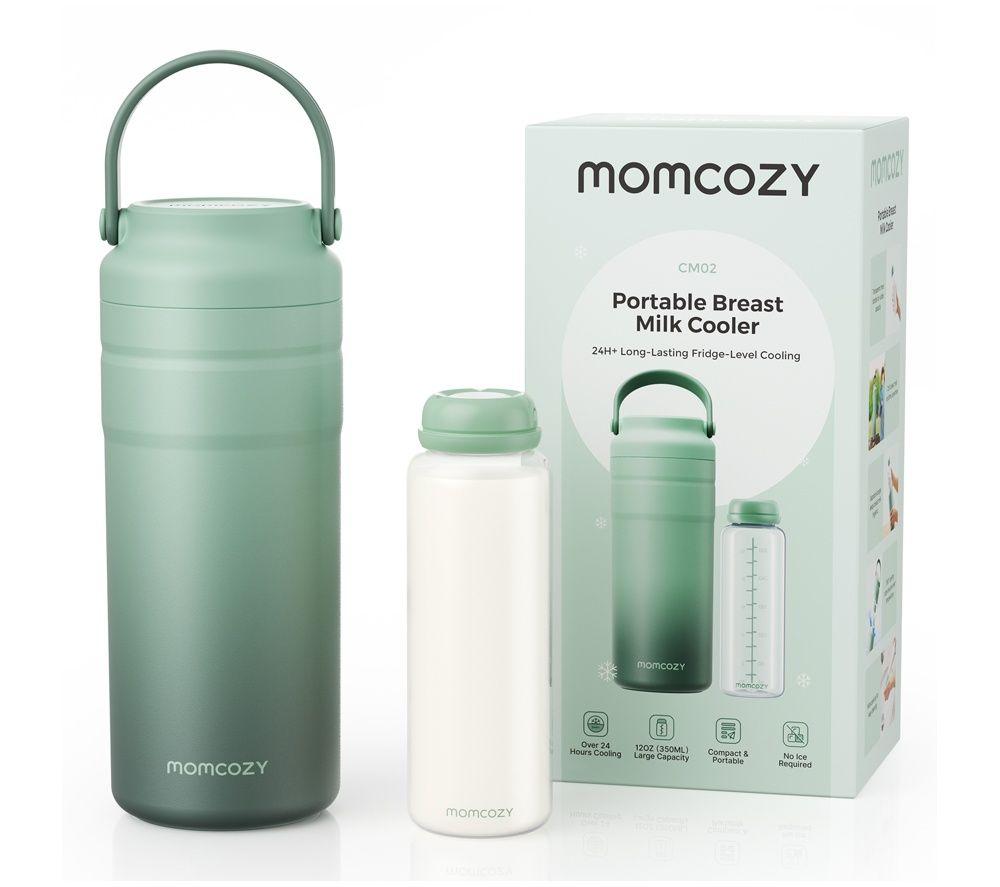MOMCOZY CM002-GE00NB Portable Breast Milk Cooler - Green image number 3 of 7