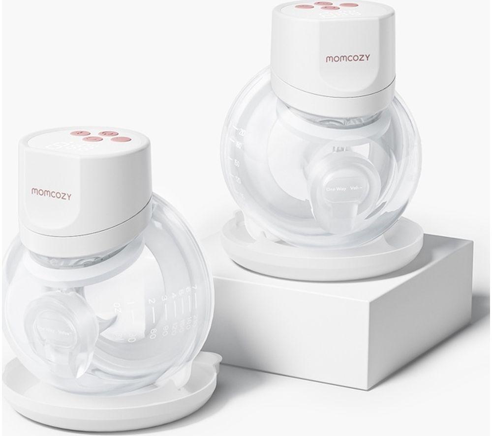 MOMCOZY S12 Pro Double Electric Wearable Breast Pump - White