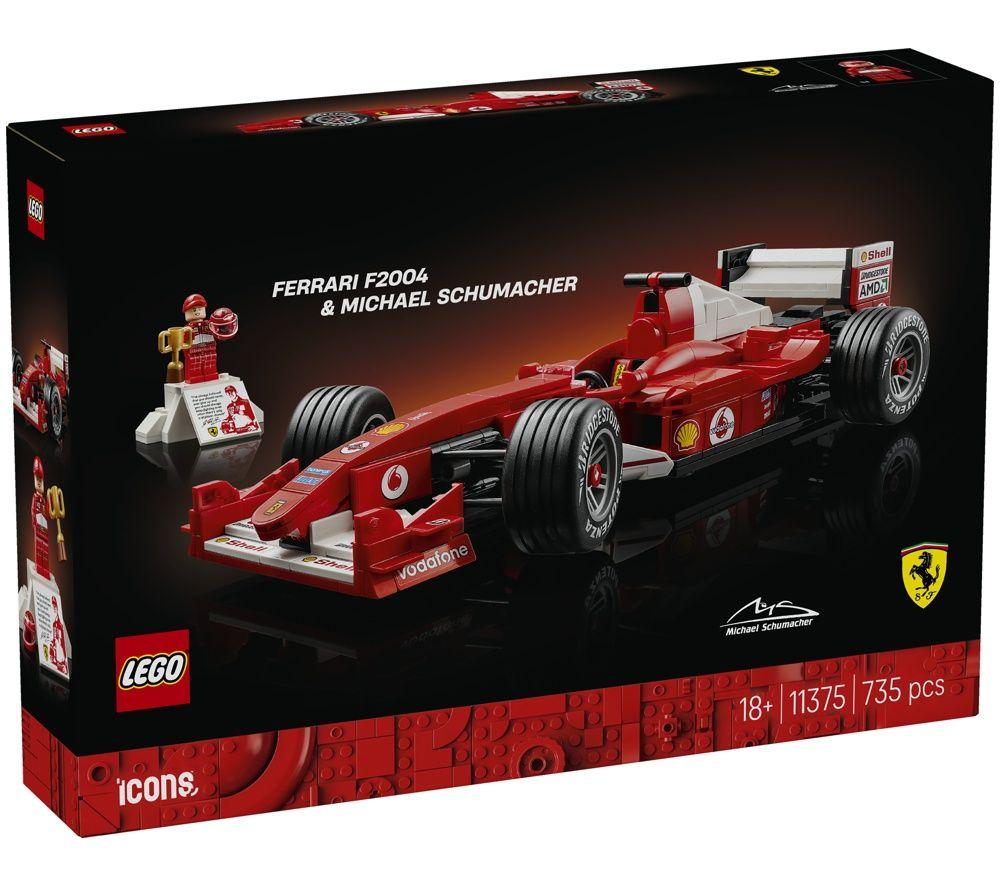 LEGO Icons 11375 Ferrari F2004 & Michael Schumacher Set image number 2 of 3
