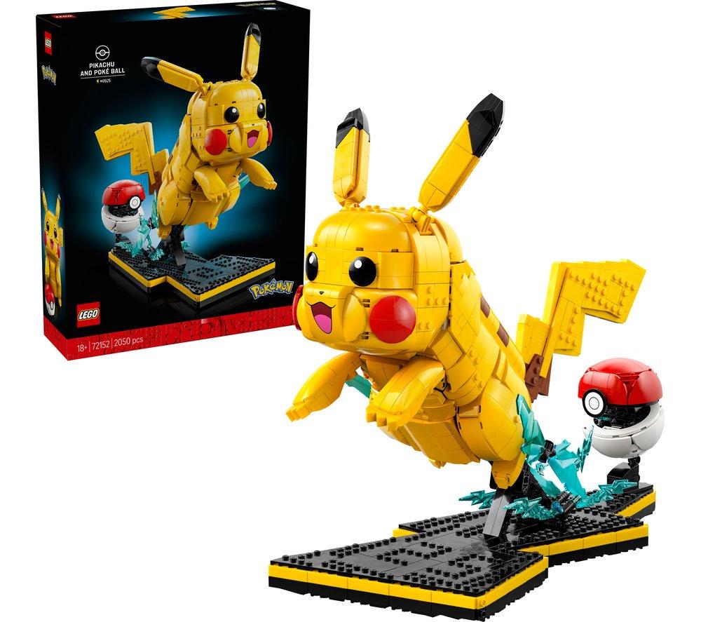 LEGO Pokemon 72152 Pikachu & Poke Ball Set for Adults image number 8 of 9