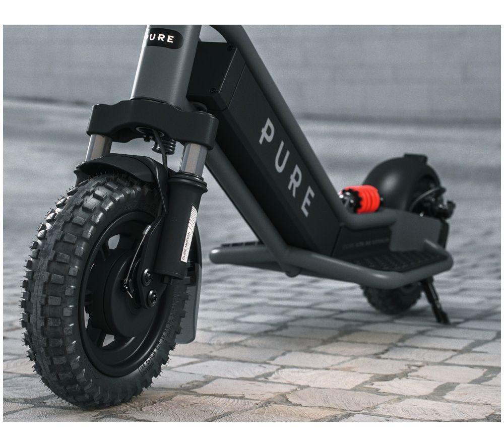 PURE ELECTRIC Pure Escape Ultra Max Suspension Electric Scooter - Metallic Grey image number 3 of 6
