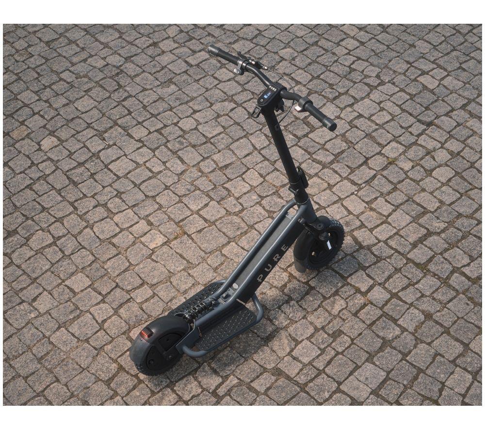 PURE ELECTRIC Pure Escape Pro+ Suspension Electric Scooter - Metallic Grey image number 3 of 6