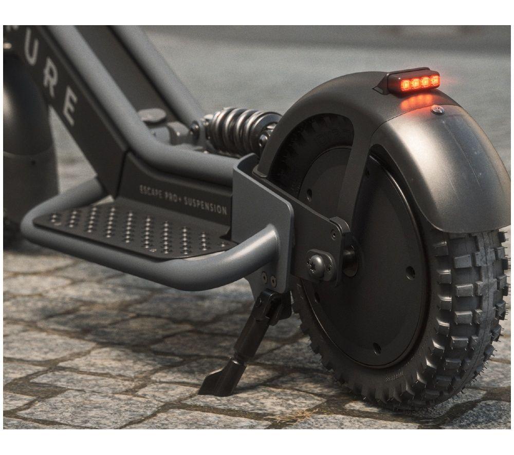 PURE ELECTRIC Pure Escape Pro+ Suspension Electric Scooter - Metallic Grey image number 4 of 6