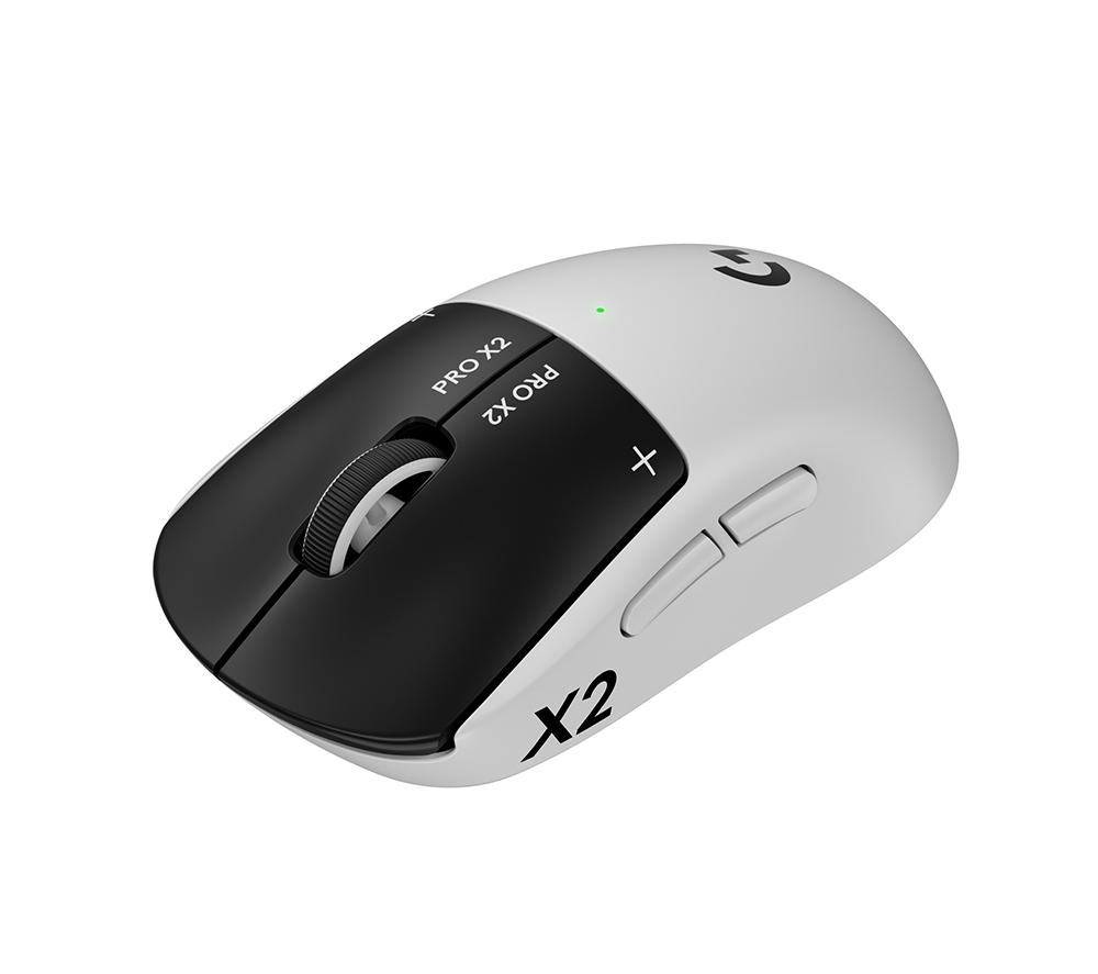 LOGITECH G Pro X2 Superstrike Wireless Optical Gaming Mouse - Lunar Eclipse