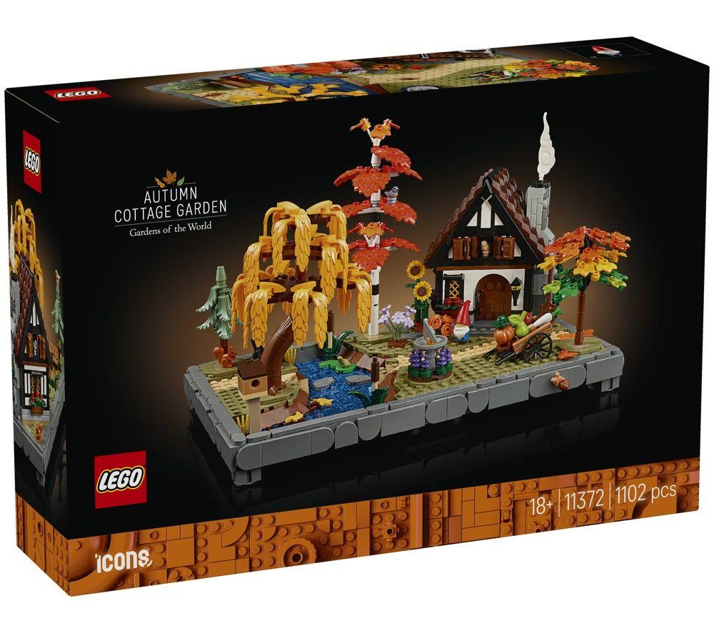 LEGO Icons 11372 Autumn Cottage Garden Set for Adults image number 2 of 4