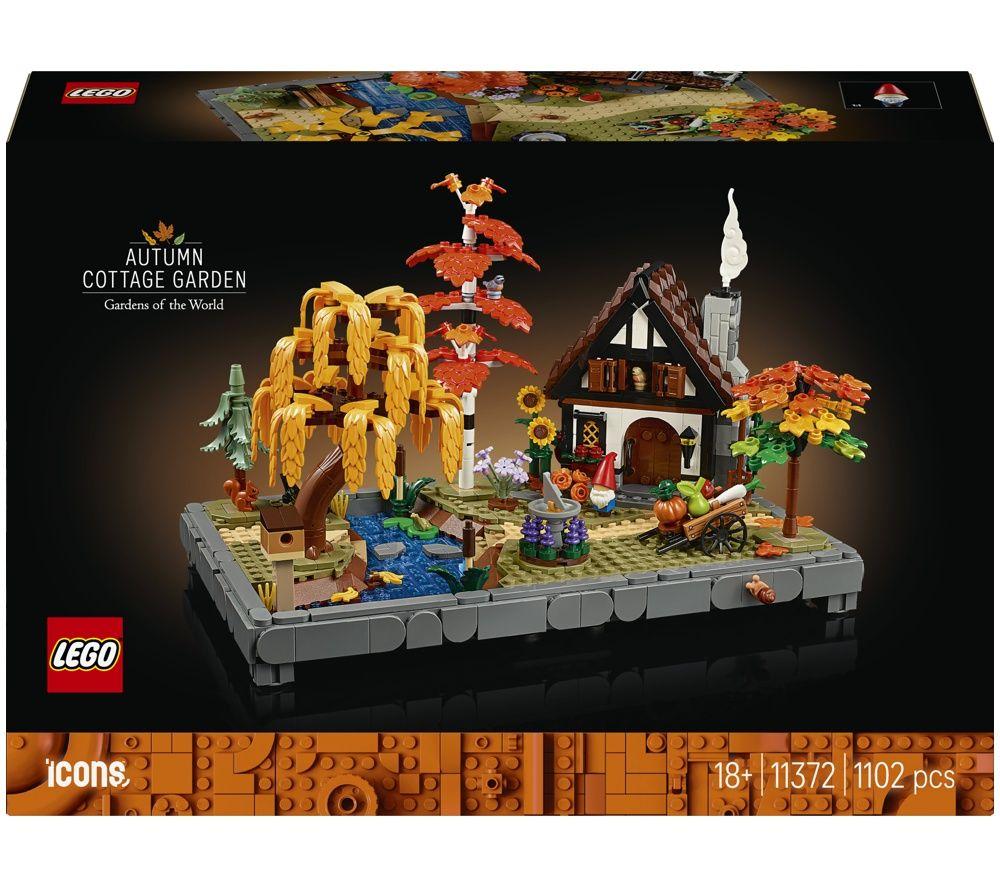 LEGO Icons 11372 Autumn Cottage Garden Set for Adults image number 3 of 4