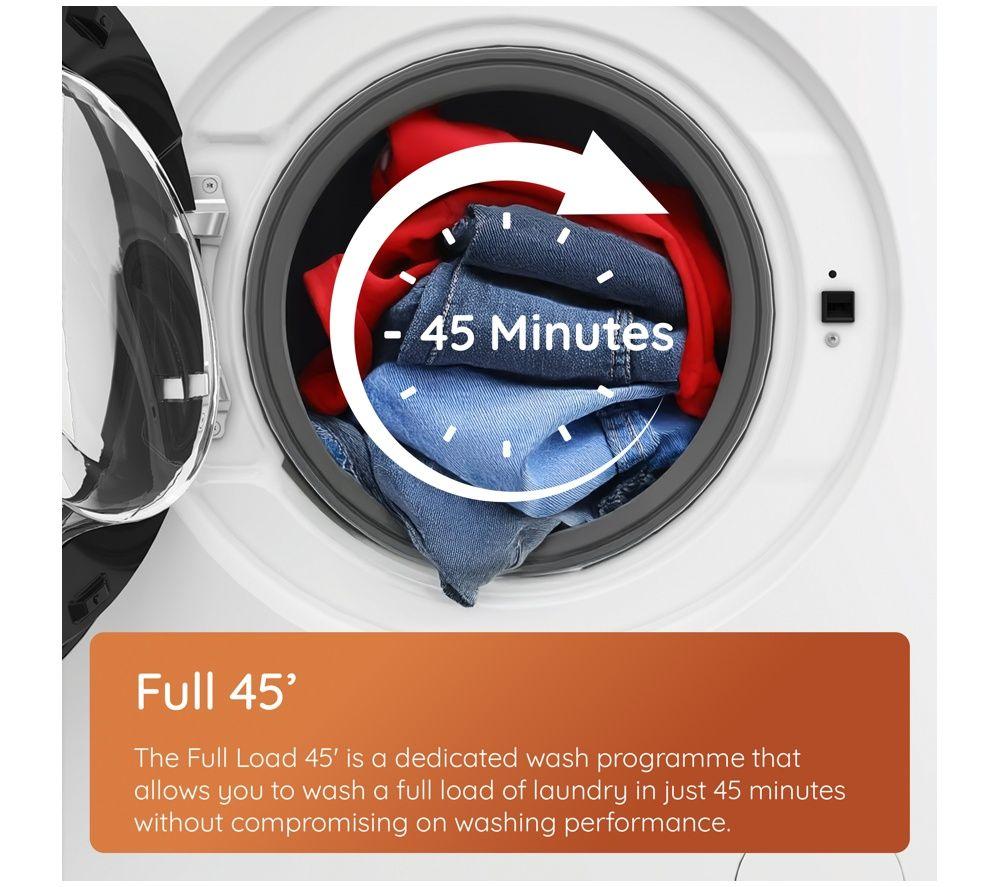 HOTPOINT Fabric Care HP124ACAREUK 12 kg 1400 Spin Washing Machine - White image number 9 of 13