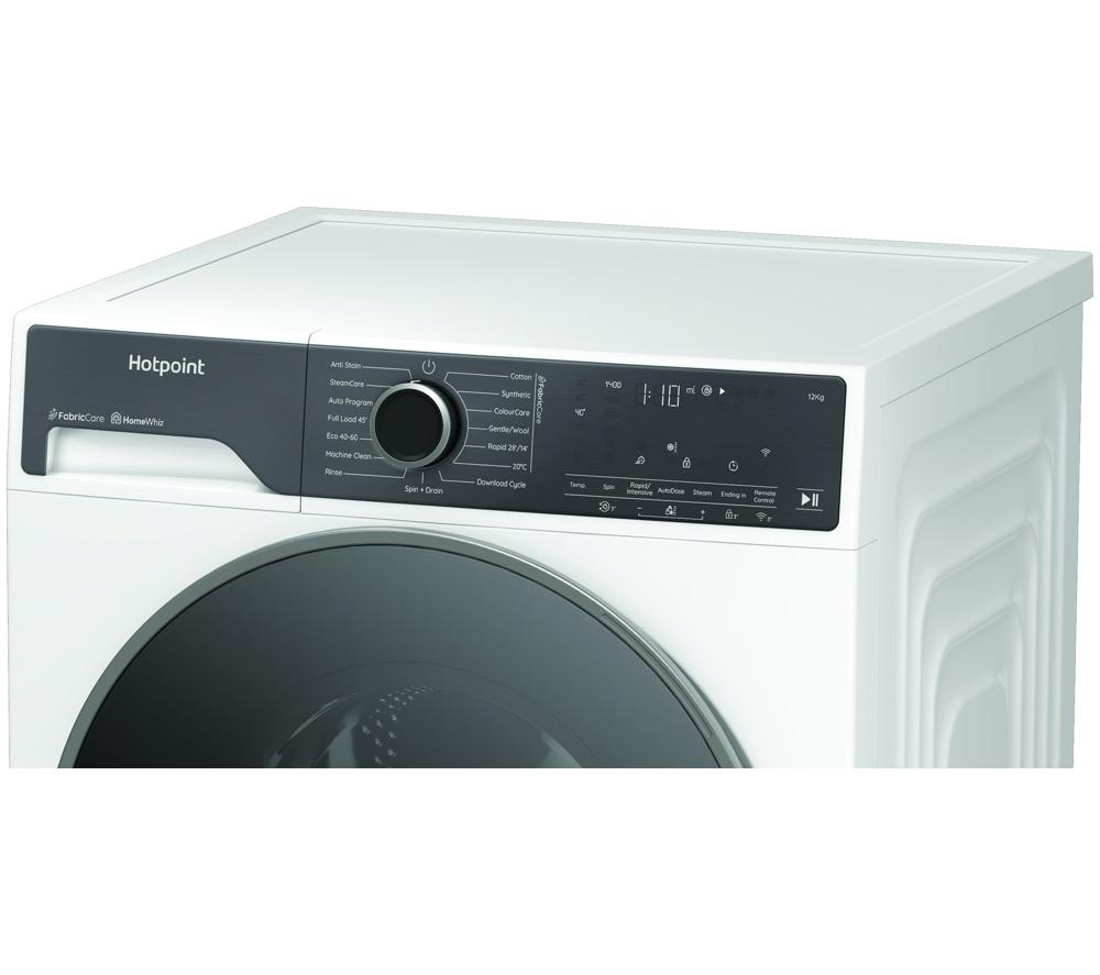 HOTPOINT Fabric Care HP124ACAREUK 12 kg 1400 Spin Washing Machine - White image number 16 of 19