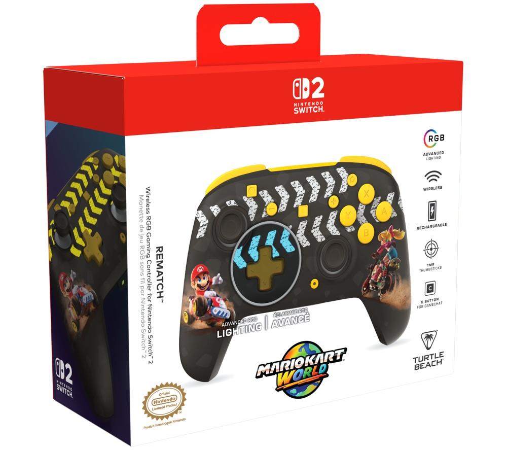 TURTLE BEACH Rematch Wireless Controller for Nintendo Switch 2 - Mario Kart World image number 2 of 15