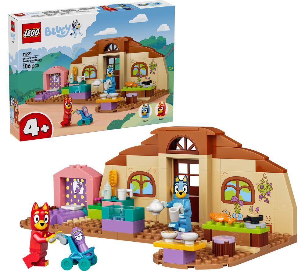 LEGO 11221 School with Rusty and Bluey Set