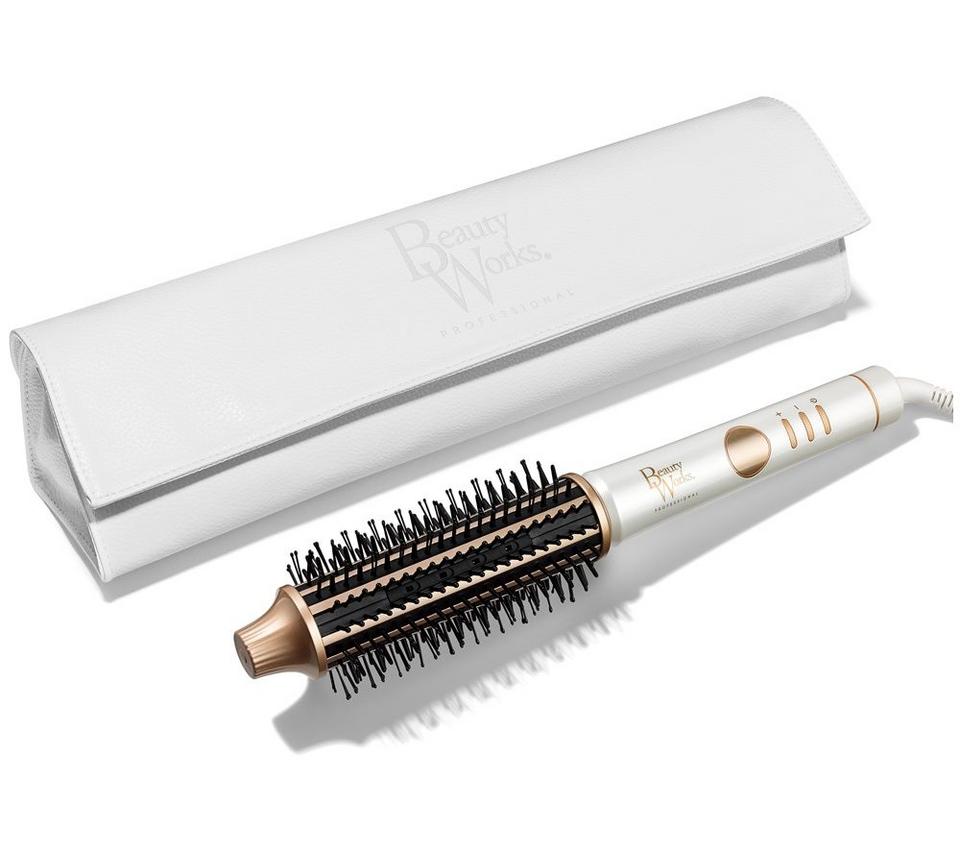 BEAUTY WORKS XXL Volume Hot Brush - White & Gold