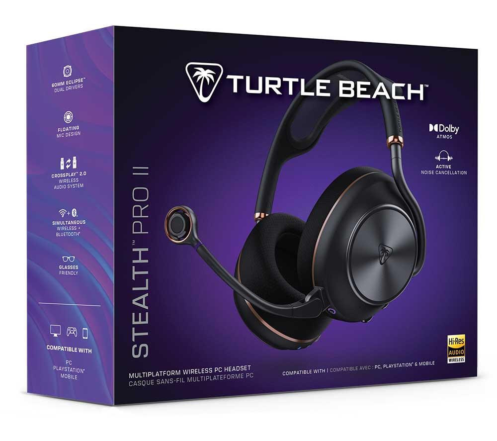 TURTLE BEACH Stealth Pro II Wireless PC Gaming Headset - Black image number 2 of 18
