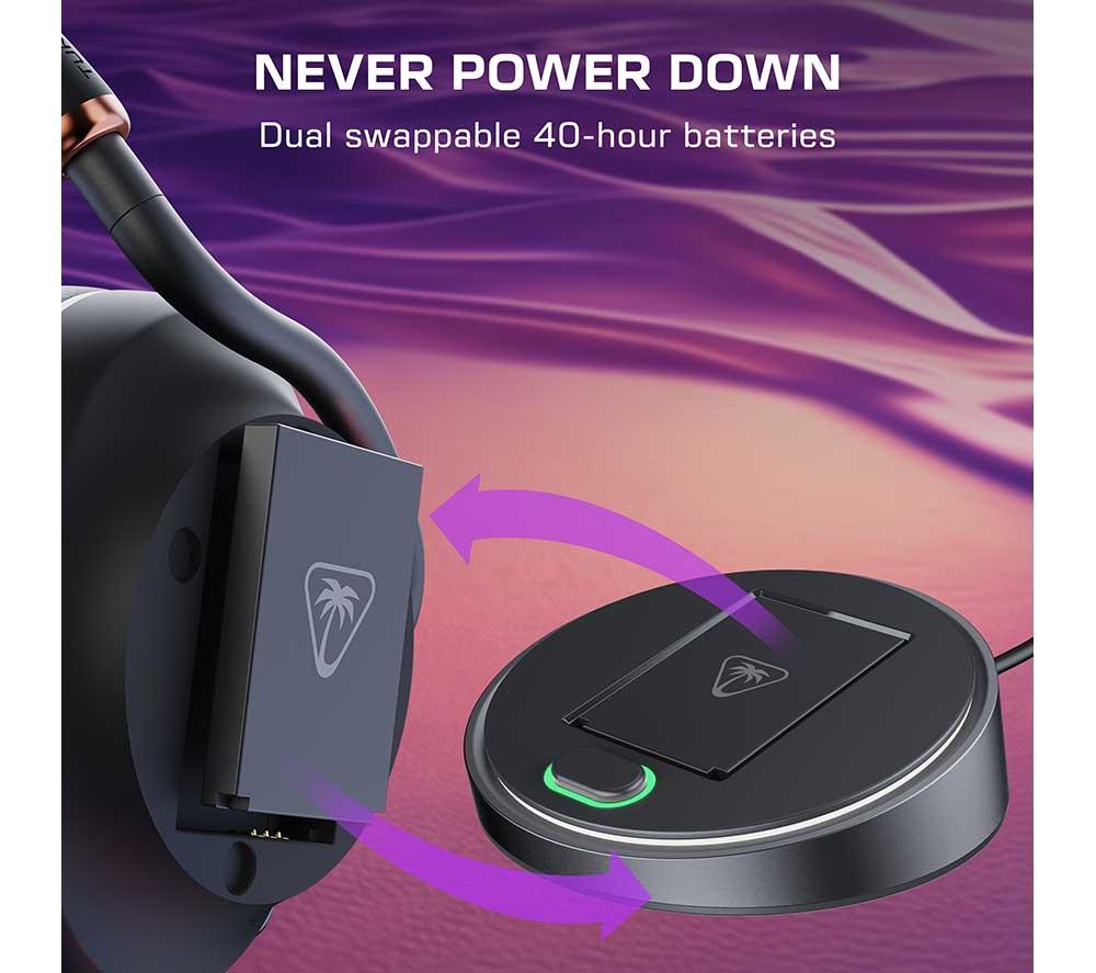 TURTLE BEACH Stealth Pro II Wireless PC Gaming Headset - Black image number 10 of 18