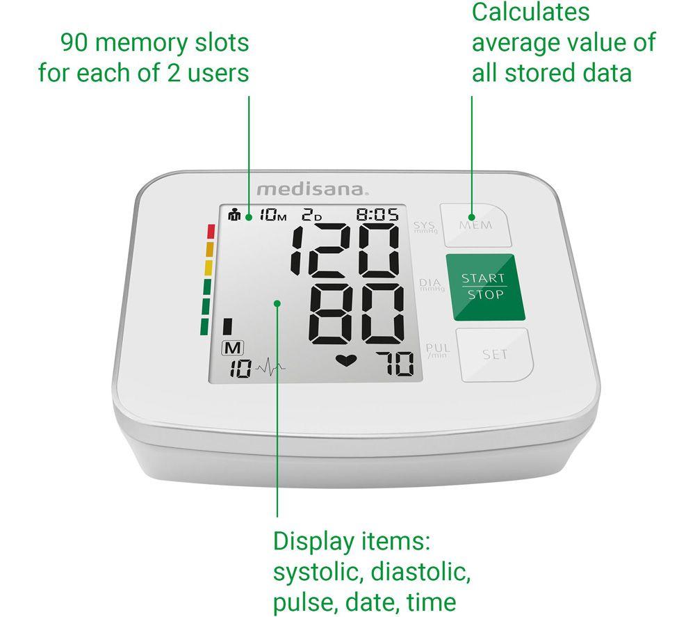 MEDISANA BU 512 Upper Arm Blood Pressure Monitor image number 4 of 4