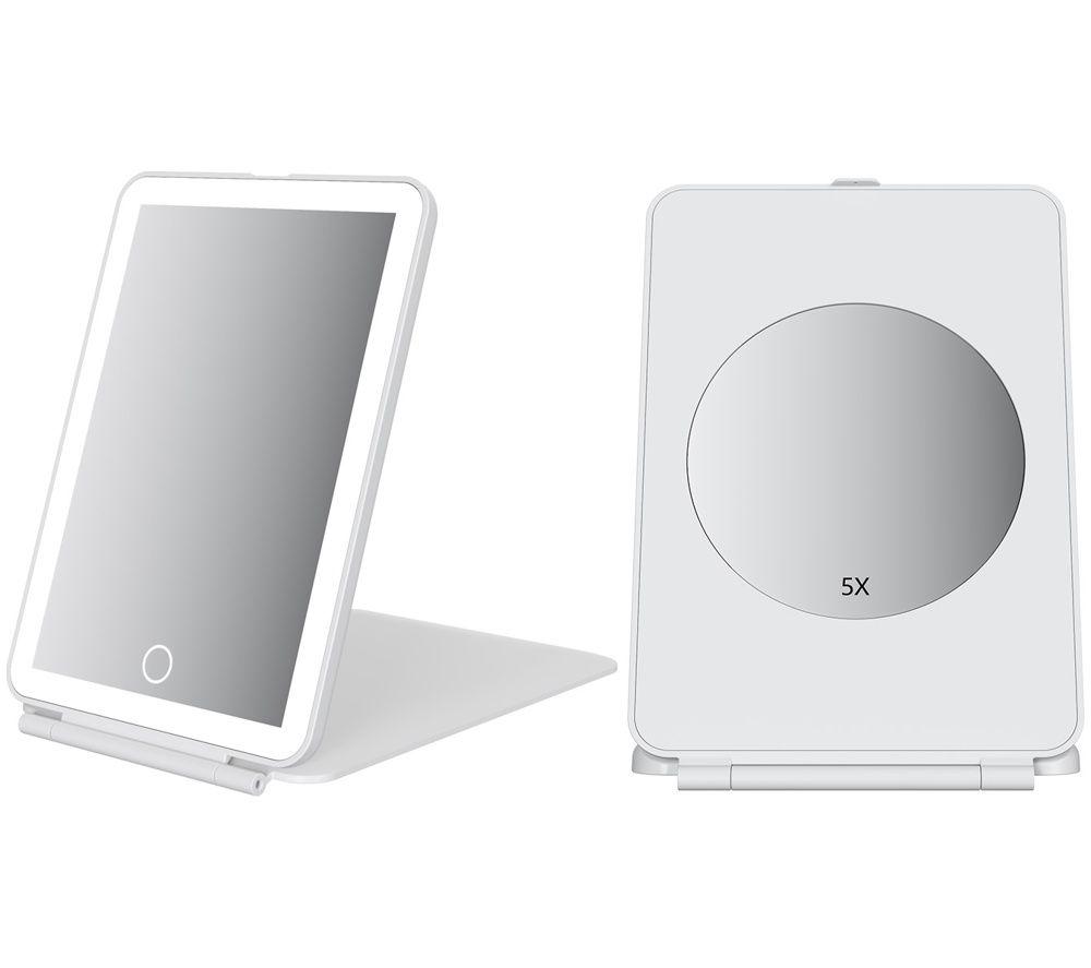 GOJI GLEDMIR26 Rechargeable LED Makeup Mirror - White image number 11 of 11