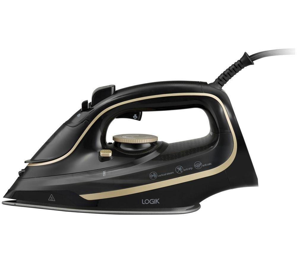 LOGIK L300IRB26 Steam Iron - Black & Gold image number 2 of 5