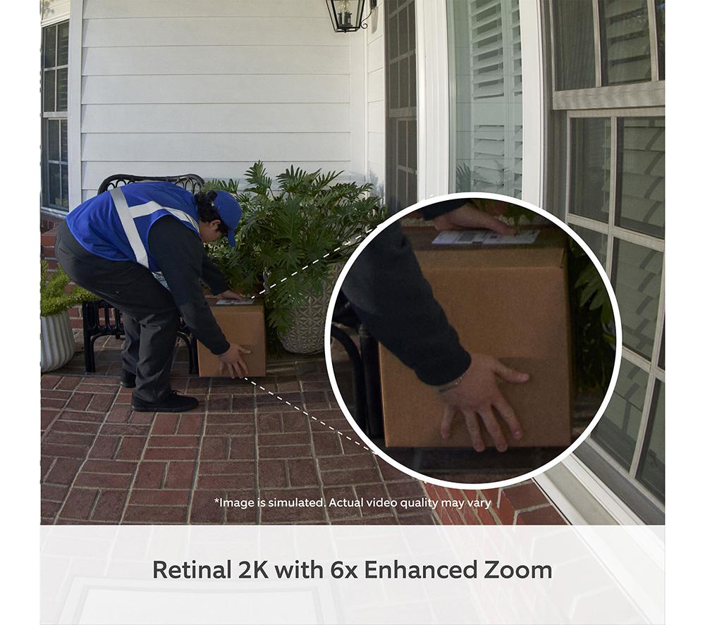 RING Battery Retinal 2K Video Doorbell Plus (Newest Gen) - Nickel Silver image number 3 of 6