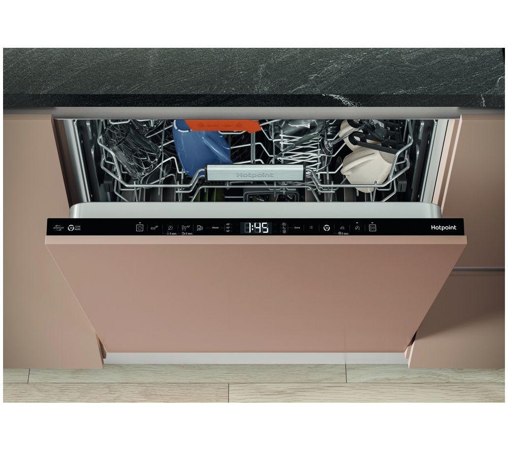HOTPOINT Hydroforce H8IB15M4TS UK Full-size Fully Integrated Dishwasher image number 4 of 9