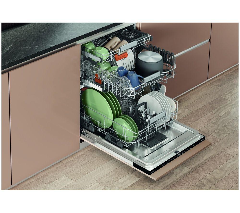 HOTPOINT Hydroforce H8IB15M4TS UK Full-size Fully Integrated Dishwasher image number 6 of 9