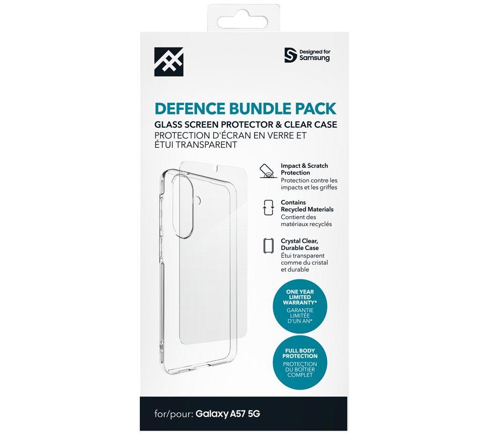 ZAGG Defence Galaxy A57 Clear Case & Screen Protector Bundle - Clear image number 2 of 2