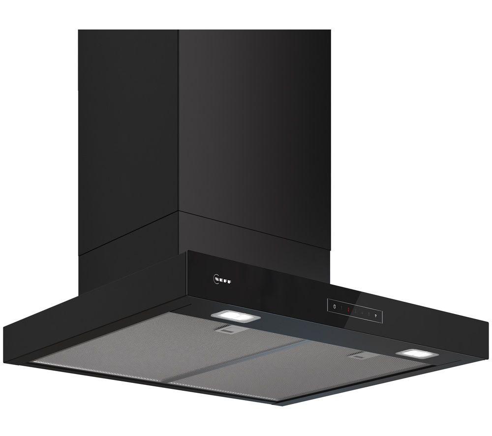 NEFF N70 D67BDN2S0B 60 cm Smart Chimney Cooker Hood - Matte Black
