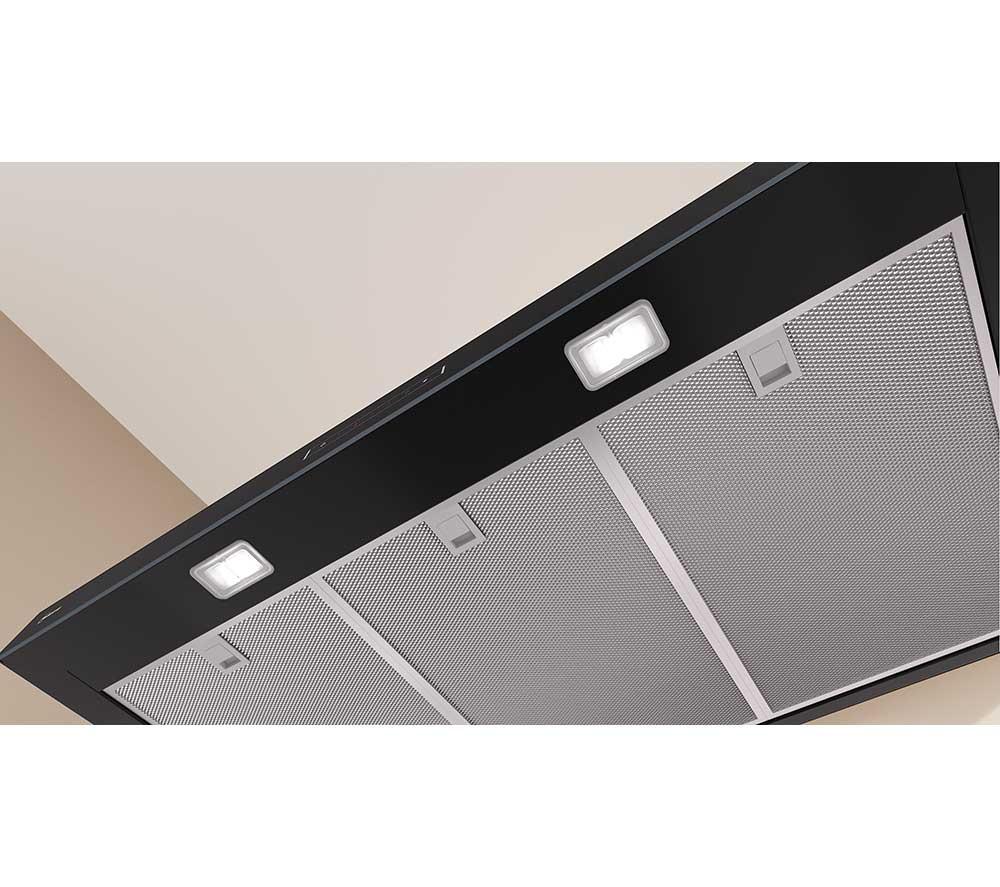NEFF N70 D97BDN2S0B 90 cm Smart Wall-mounted Cooker Hood - Matt Black image number 2 of 20