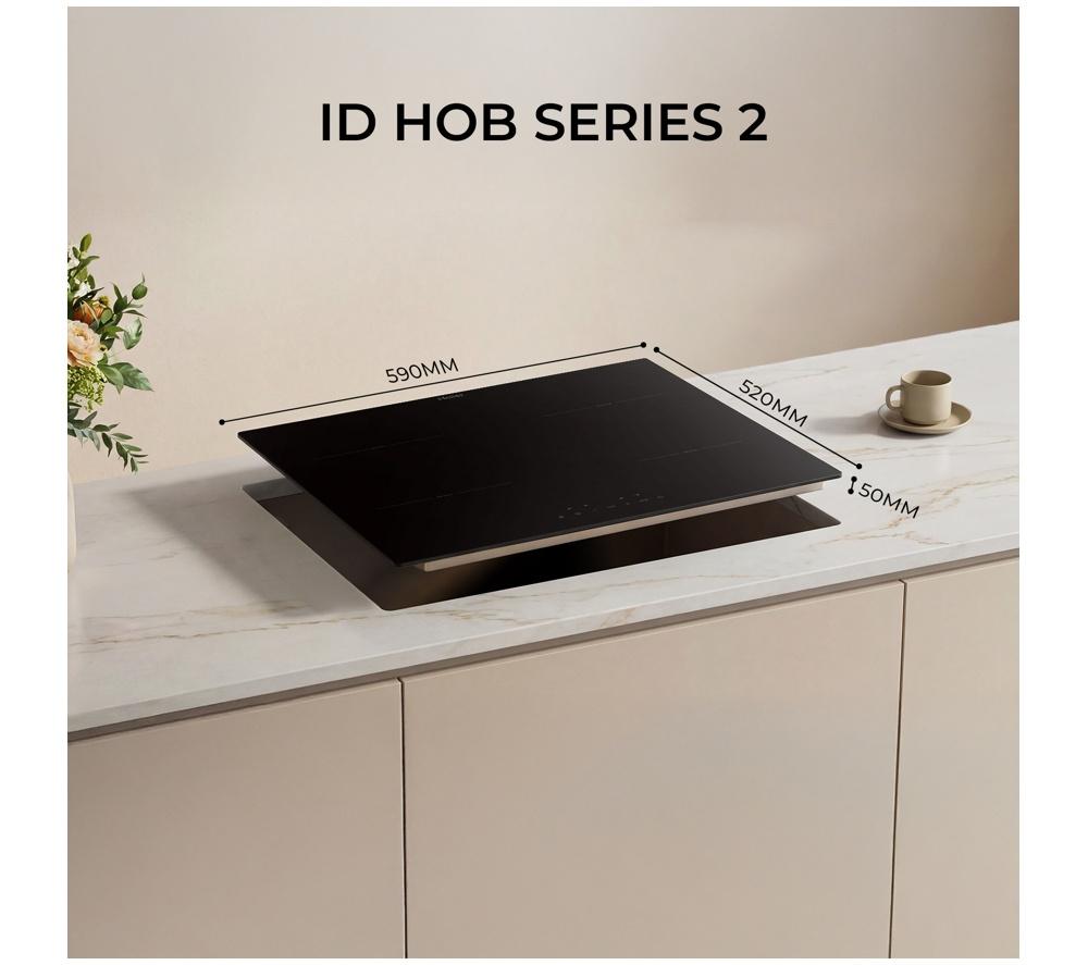 HAIER ID Series 2 Twin Bridge HAIDFS64MCAR 60 cm Electric Induction Hob - Black image number 9 of 9